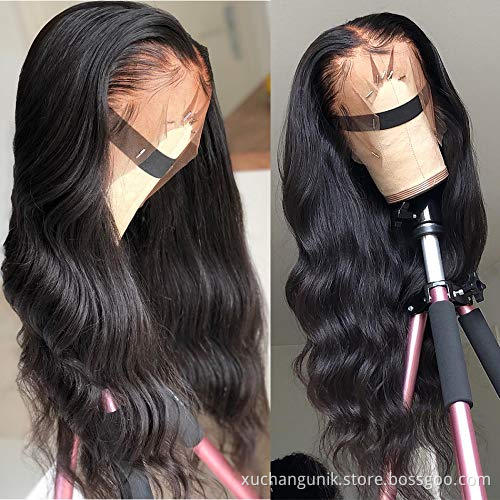Full Customize Lace Wig Vendor Mink Brazilian Hair Virgin Cuticle Aligned 360 Lace Body Wave Human Hair 360 Lace Frontal Wig